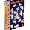 De doos van het strategische reisspel Triominos Travel