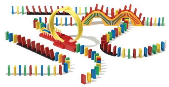 Domino Express Amazing Looping Inhoud van de doos