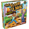 De doos van het actieve kinderspel De Vloer Is Lava vanuit een linkerhoek