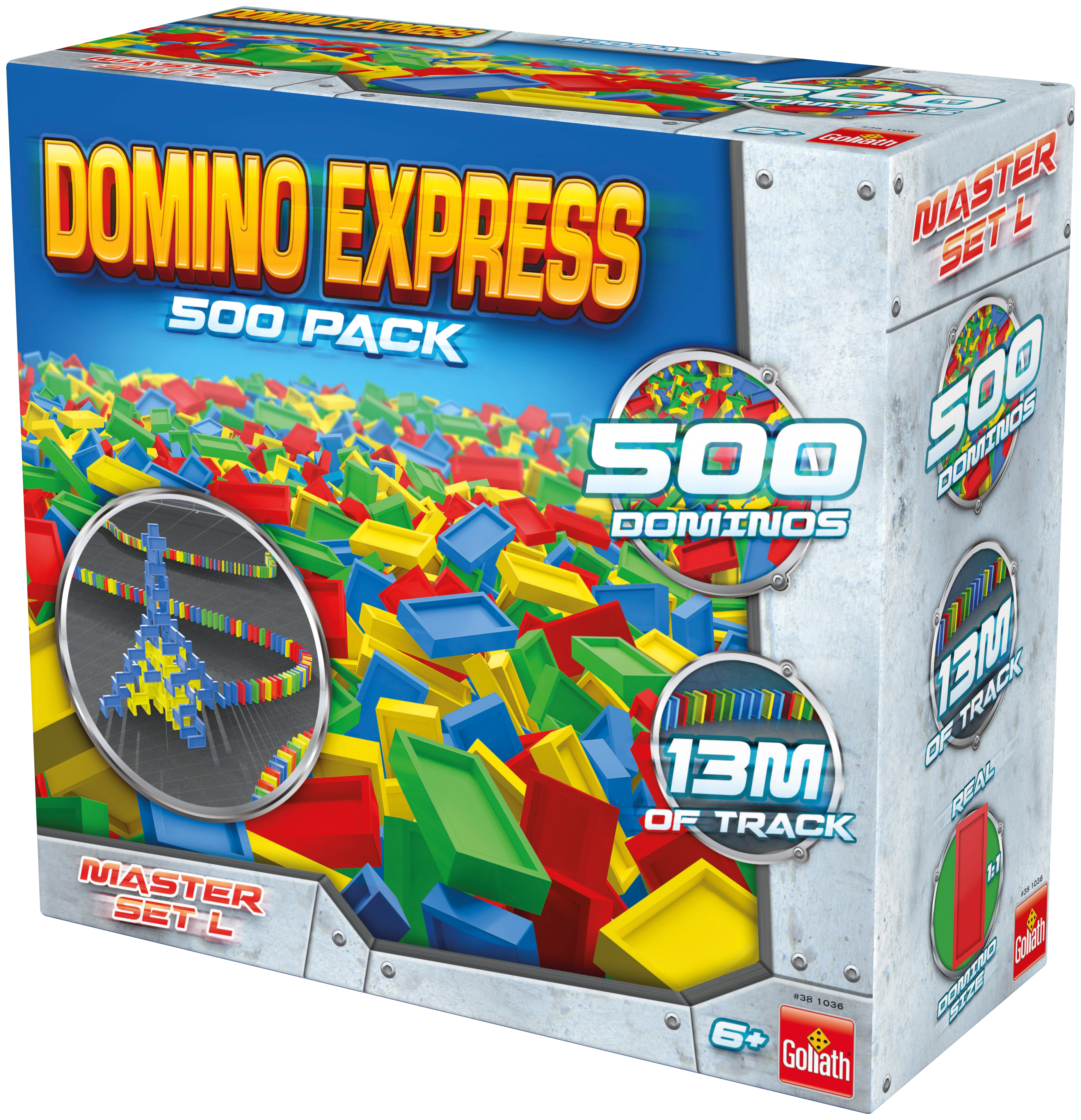 Uitreiken paar Accor Domino Express 500 Stenen Set - Goliath