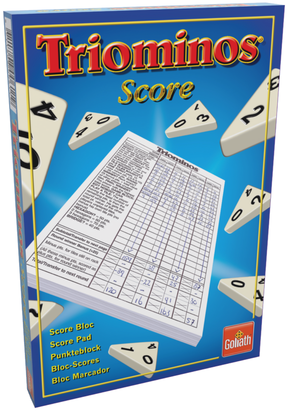 Triominos Scoreblok doos Rechterhoek