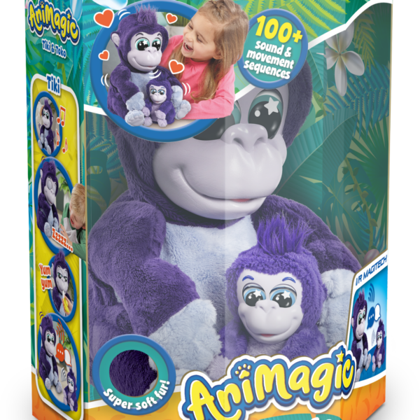 Animagic Tiki en Toko Gorillas doos Linkerhoek