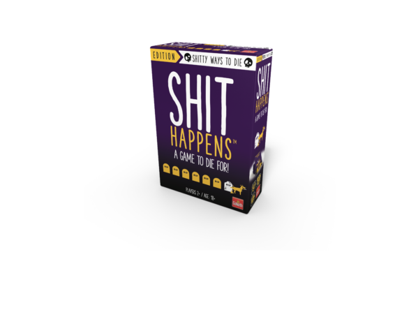 Shit Happens Shitty Ways To Die doos Rechterhoek
