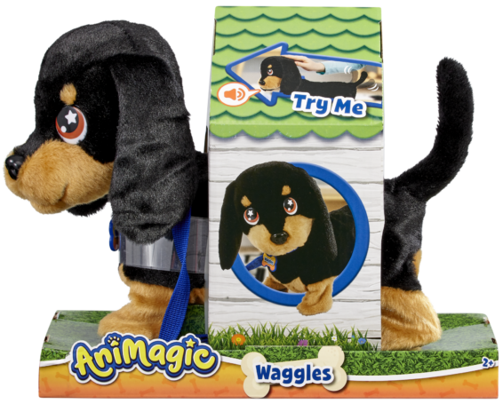 Animagic Waggles Dog verpakking Rechterkant