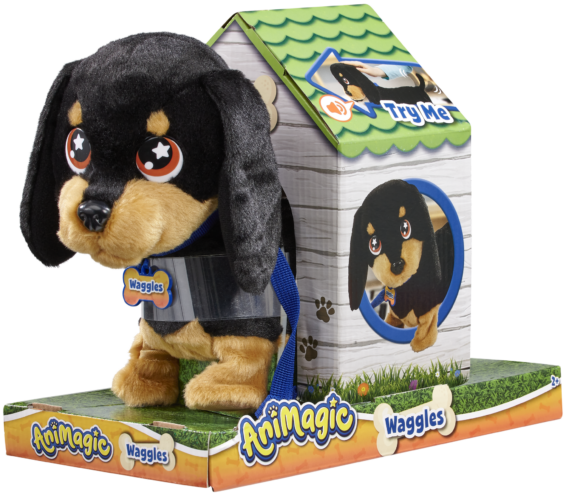Animagic Waggles Dog verpakking Rechterhoek