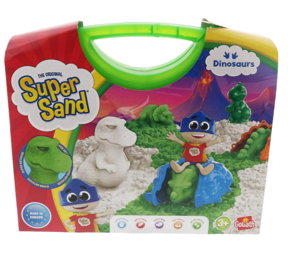 Super Sand Dinosaurus Koffer Voorkant