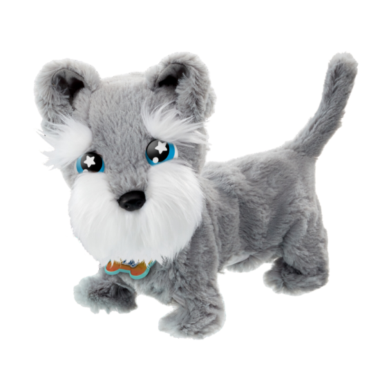 De inhoud van de doos van de Animagic Tilly de Terrier