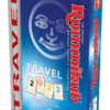 De doos van het strategische reis spel Rummikub Travel vanuit een Rechterhoek