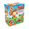 De doos van het kinderspel Berenstreken vanuit een linkerhoek