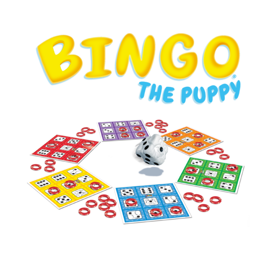 Een sfeerimpressie van het leerzame kinderspel Bingo De Puppy