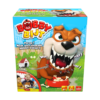 De voorkant van de doos van het kinder actiespel Bobby Bijt