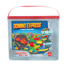 De voorkant van de doos van de Domino Express 750 Stenen Set.