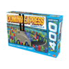 De doos van de Domino Express Track Creator + 400 Stenen vanuit een rechterhoek