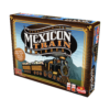 De doos van het bordspel Mexican Train vanuit een rechterhoek