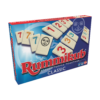 De doos van het strategische bordspel Rummikub Classic vanuit een linkerhoek