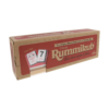 De doos van het strategische spel Rummikub Vintage vanuit een linkerhoek