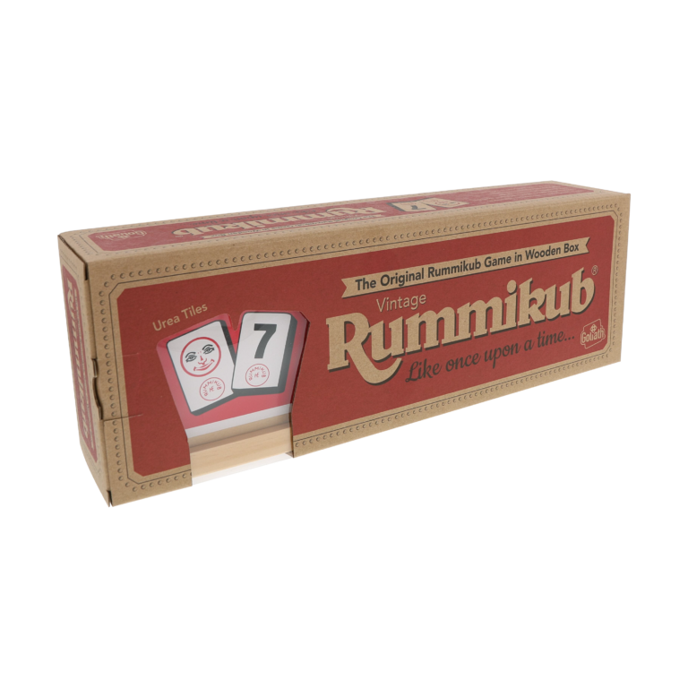 Rummikub Vintage - Der Klassische Spielspaß In Rotem Design