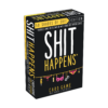 De doos van het hilarische partyspel Shit Happens 50 Shades Of Shit vanuit een linkerhoek