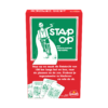 De voorkant van de doos van het nostalgische strategiespel Stap Op