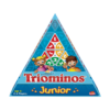 De voorkant van de doos van het strategische kinderspel Triominos Junior