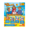 De achterkant van de doos van het kinderspel vol actie Holle Bolle Big