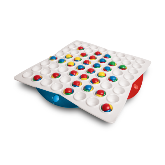 Het speelbord van het strategische bordspel Rolit
