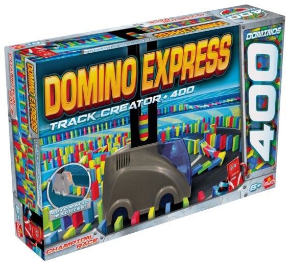 Domino Express Track Creator + 400 Tiles doos Linkerhoek