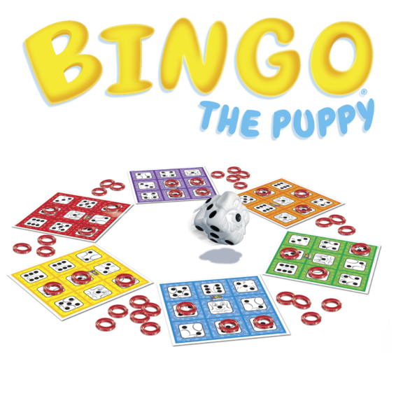 Een sfeerimpressie van het leerzame kinderspel Bingo De Puppy