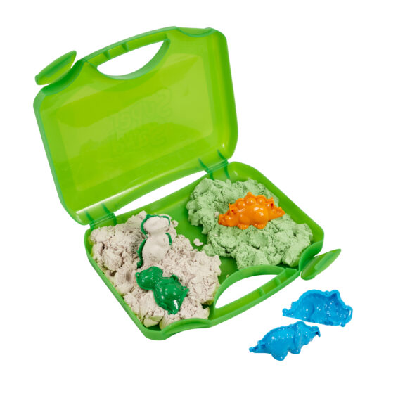 Super Sand Dinosaurus Koffer Inhoud van de koffer