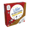 De doos van het bordspel Het Leven Van Een Loser 10-Second Challenge vanuit een linkerhoek