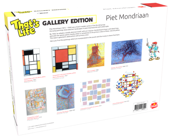 That's Life Gallery Edition Mondriaan doos Achterkant