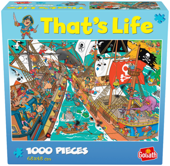 That's Life Puzzel Pirate doos Voorkant