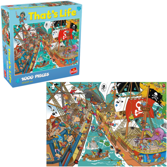 That's Life Puzzel Pirate doos en Puzzel