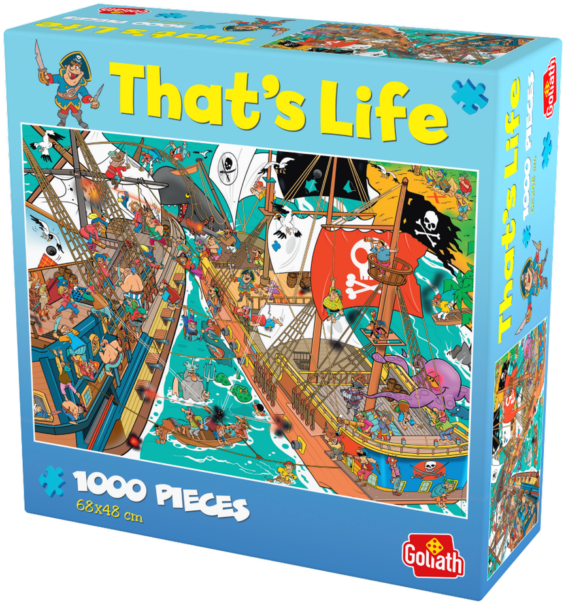 That's Life Puzzel Pirate doos Rechterhoek