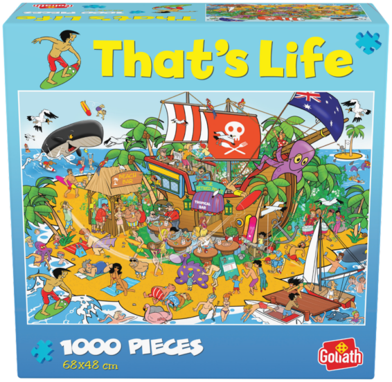 That's Life Puzzel Tropical Island doos Voorkant