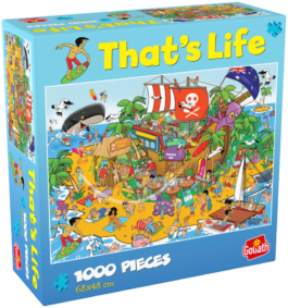 That's Life Puzzel Tropical Island doos Linkerhoek