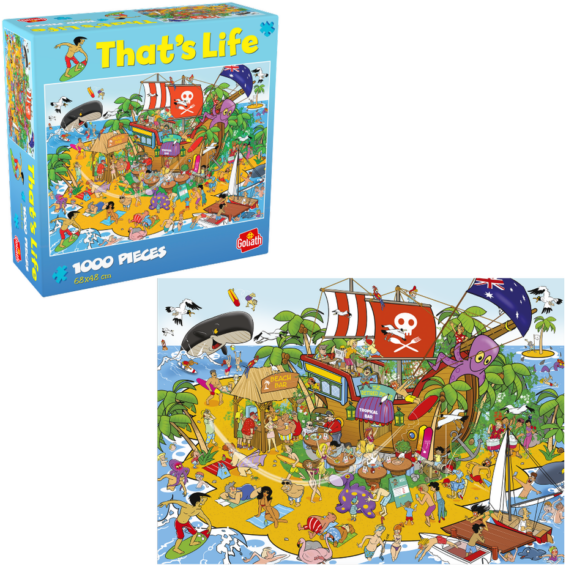 That's Life Puzzel Tropical Island doos en Puzzel