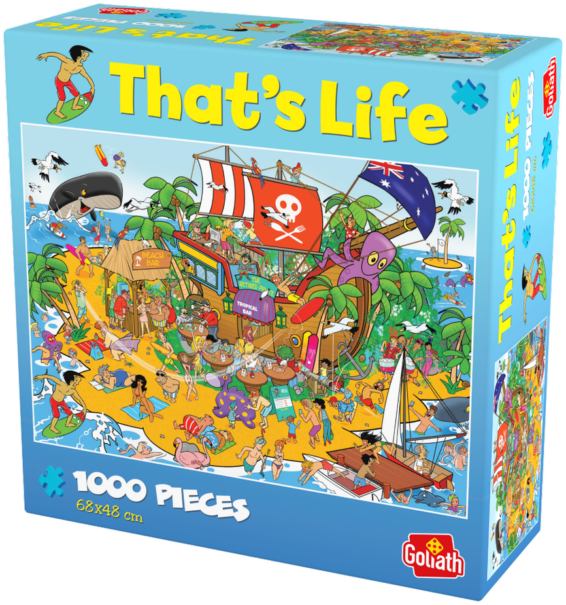 That's Life Puzzel Tropical Island doos Rechterhoek