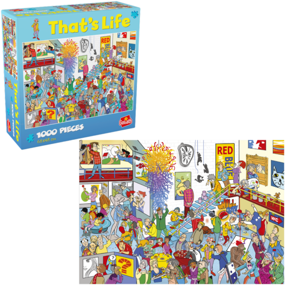 That's Life Puzzel Art Gallery doos en Puzzel