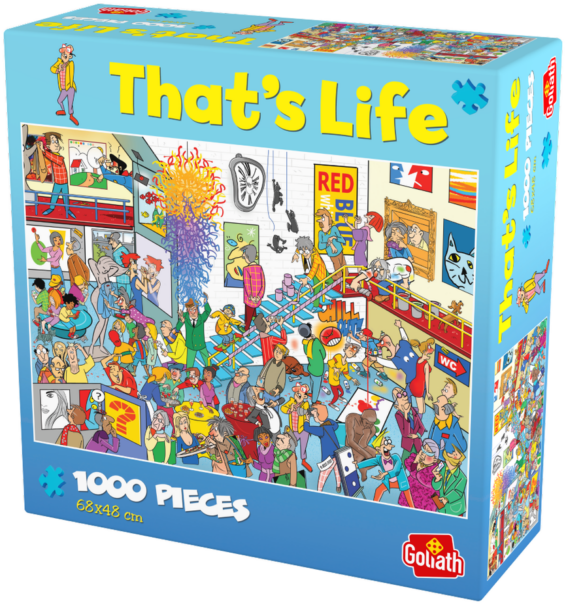 That's Life Puzzel Art Gallery doos Rechterhoek