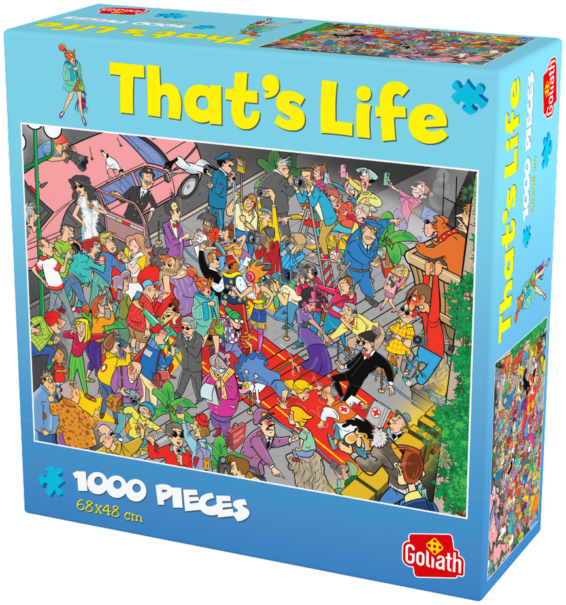 That's Life Puzzel Art Gallery doos Rechterhoek