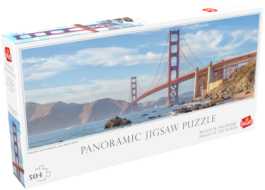 Panorama Puzzel Golden Gate Bridge doos Linkerhoek