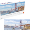 Panorama Puzzel Golden Gate Bridge doos en Puzzel