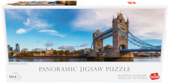 Panorama Puzzel Tower Bridge doos Voorkant