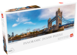 Panorama Puzzel Tower Bridge doos Linkerkant