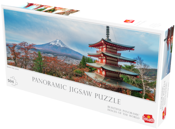 Panorama Puzzel Mount Fuji doos Rechterhoek