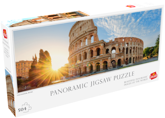 Panorama Puzzel Colosseum doos Linkerhoek