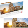 Panorama Puzzel Colosseum doos en Puzzel