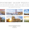 Panorama Puzzel Great Wall doos Achterkant