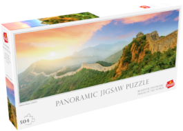 Panorama Puzzel Great Wall doos Linkerhoek